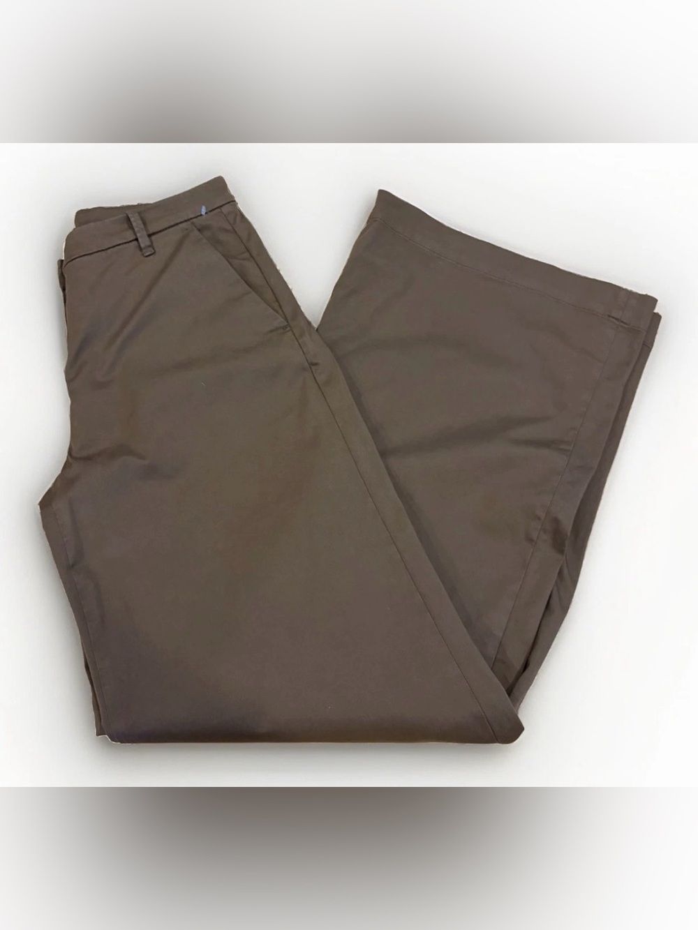 Nine:InThe:Morning Men's Wide Leg Pants Size 30x34 Baggy Brown Made in Italy